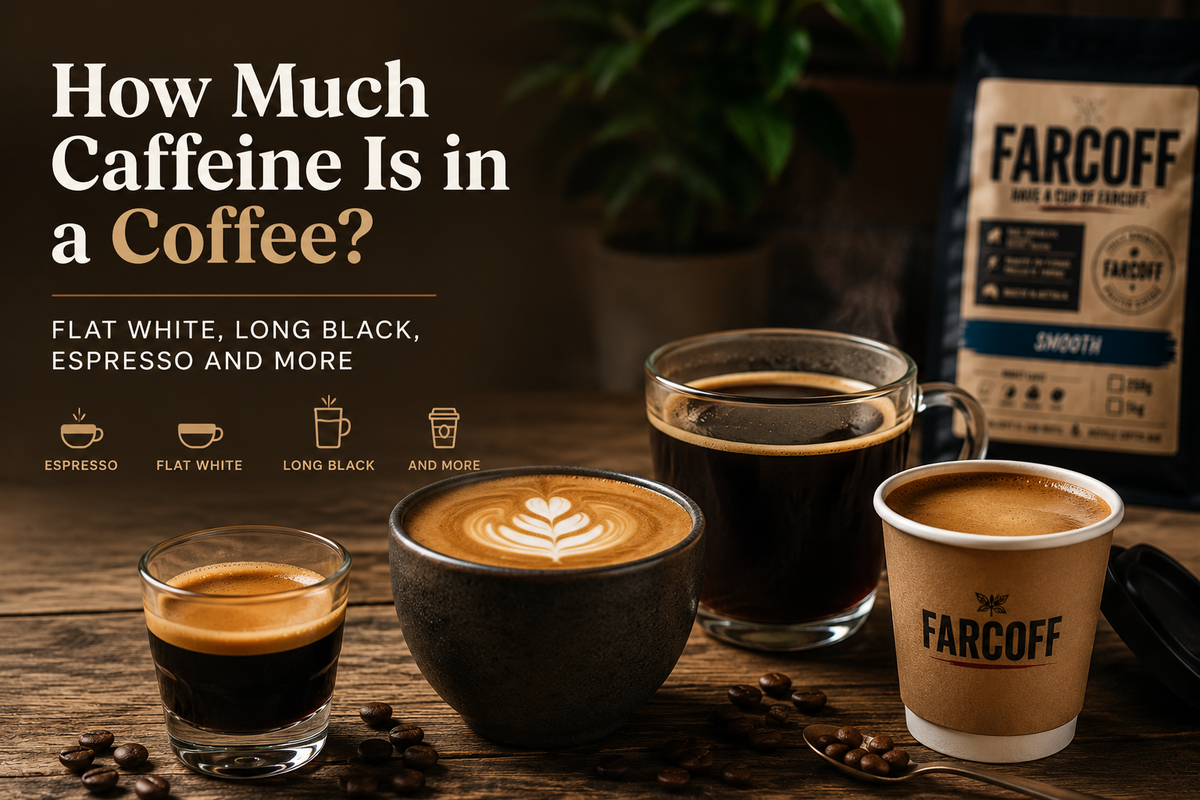 How Much Caffeine in Coffee? Flat White, Long Black & More
