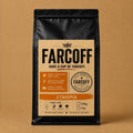 FARCOFF Ethiopia — matte black bag, finalised label (v3)